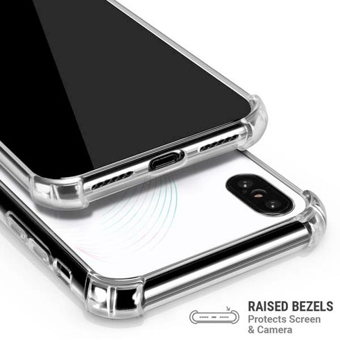 Violet Harmony (Hummingbird) iPhone XS Max Clear Case